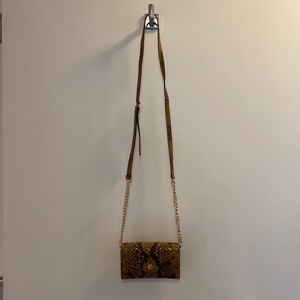 Michael Kors snake print side purse